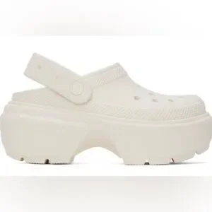 CROCS | Shoes | Crocs Stomp Clogs Chalk Color Cream Platform Clogs Mens ...